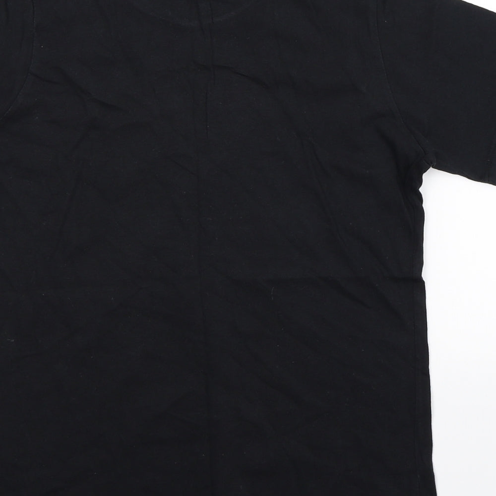 Nike Boys Black   Basic T-Shirt Size L