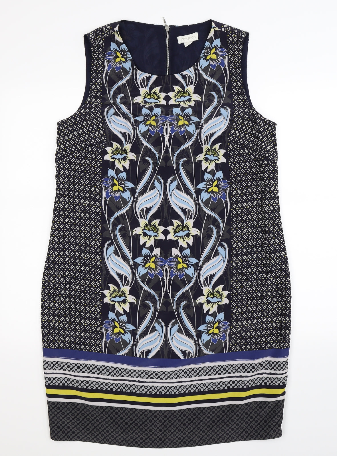 Monsoon Womens Multicoloured Floral  Bodycon  Size 14