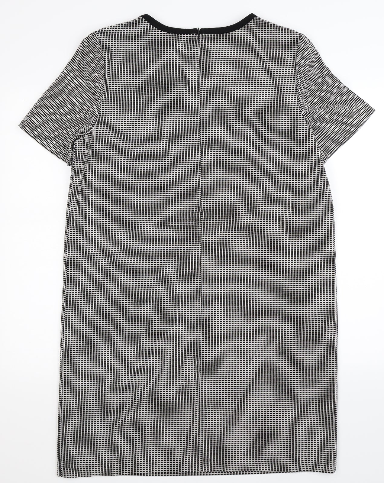 Marks and Spencer Womens Blue Check  Bodycon  Size 14