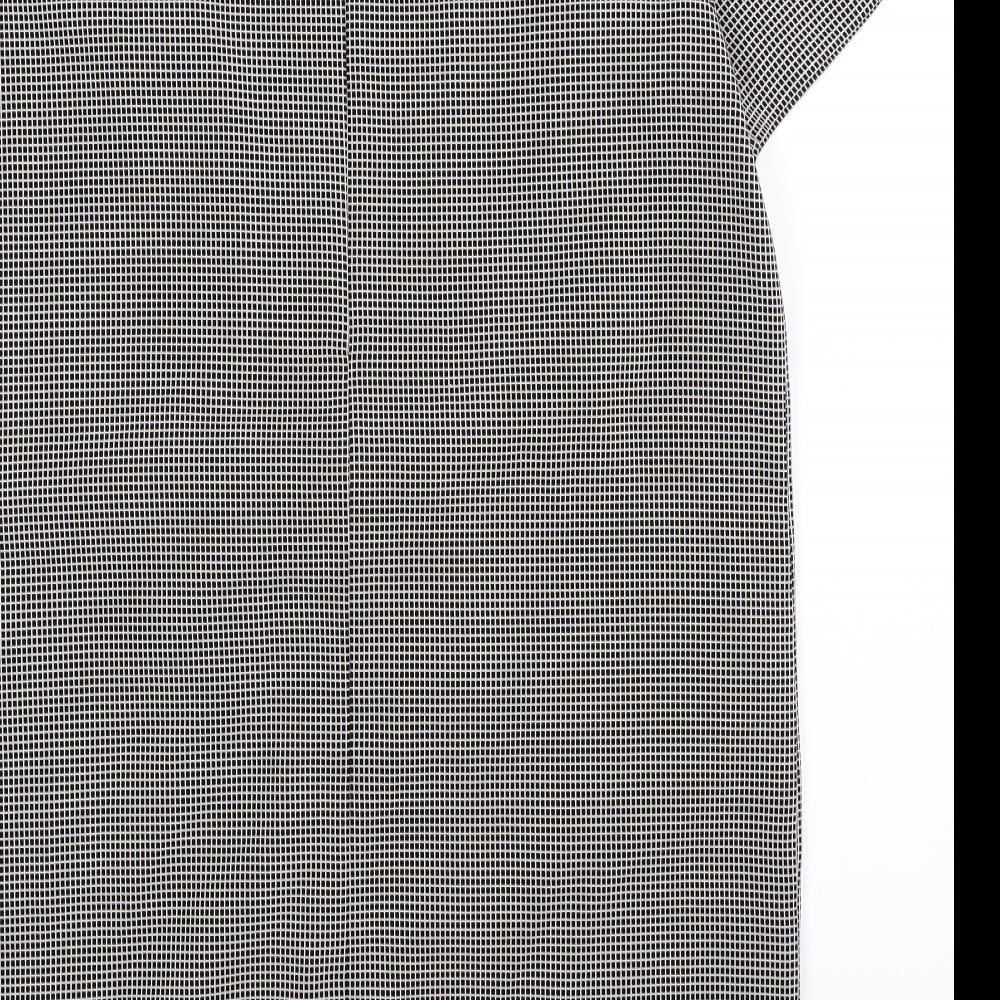 Marks and Spencer Womens Blue Check  Bodycon  Size 14