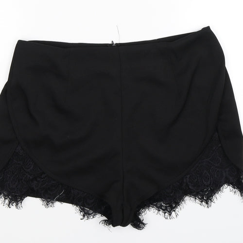 Missguided Womens Black   Hot Pants Shorts Size 12