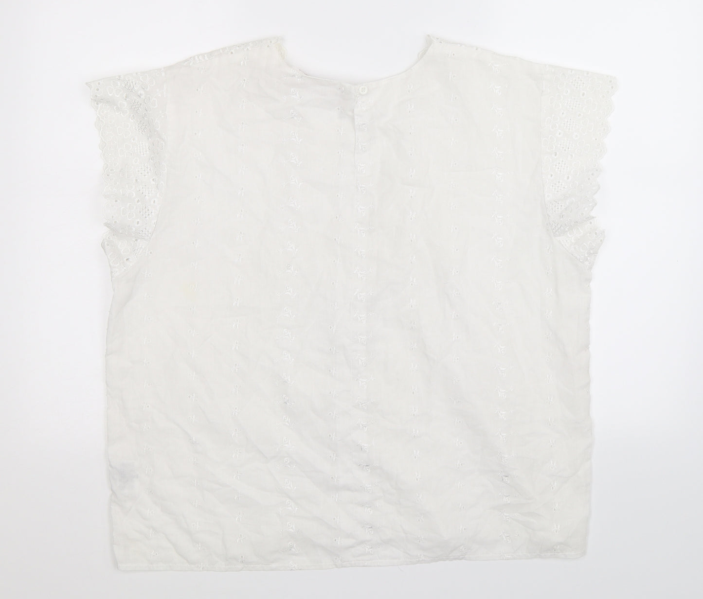 Colourways Womens White   Basic Blouse Size 20