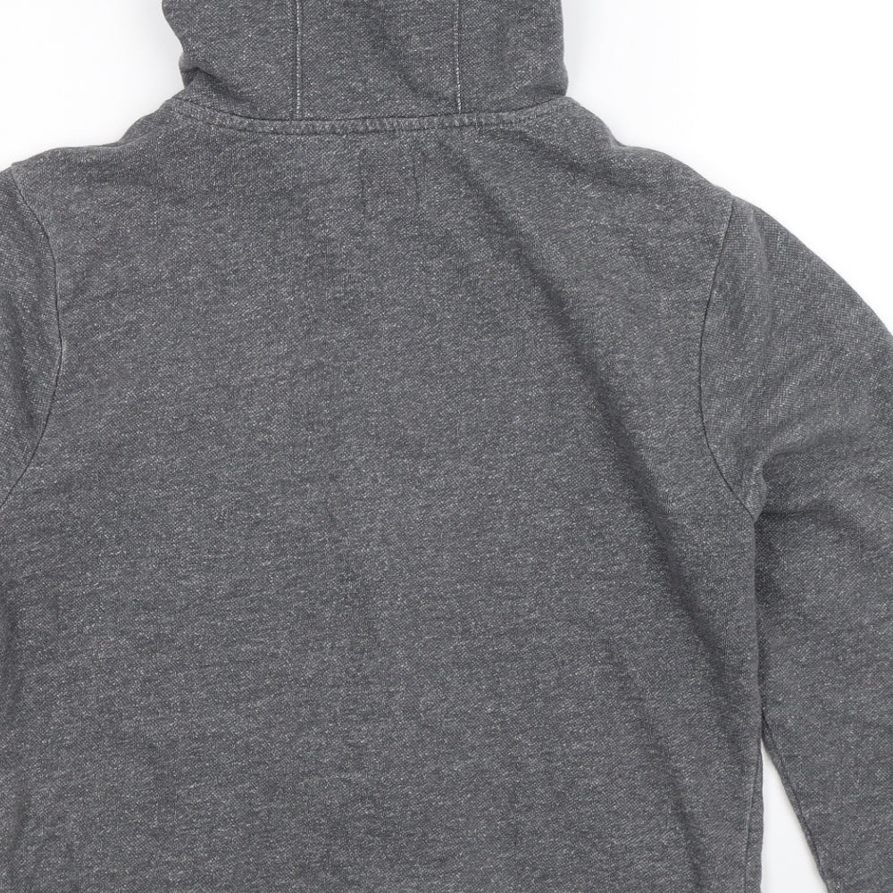 Cedar Wood State Mens Grey   Full Zip Hoodie Size S