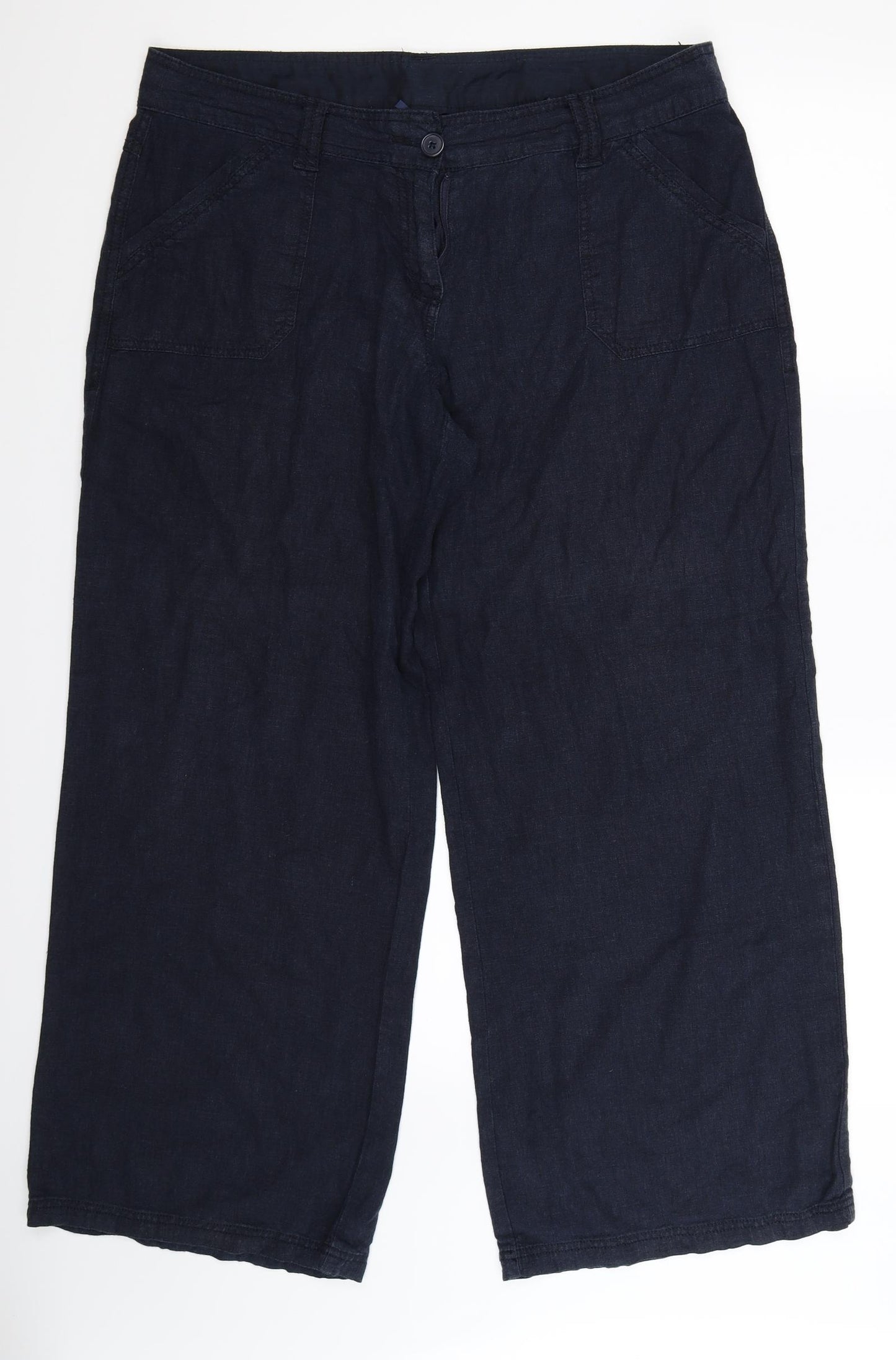 NEXT Womens Blue   Trousers  Size 16 L28 in