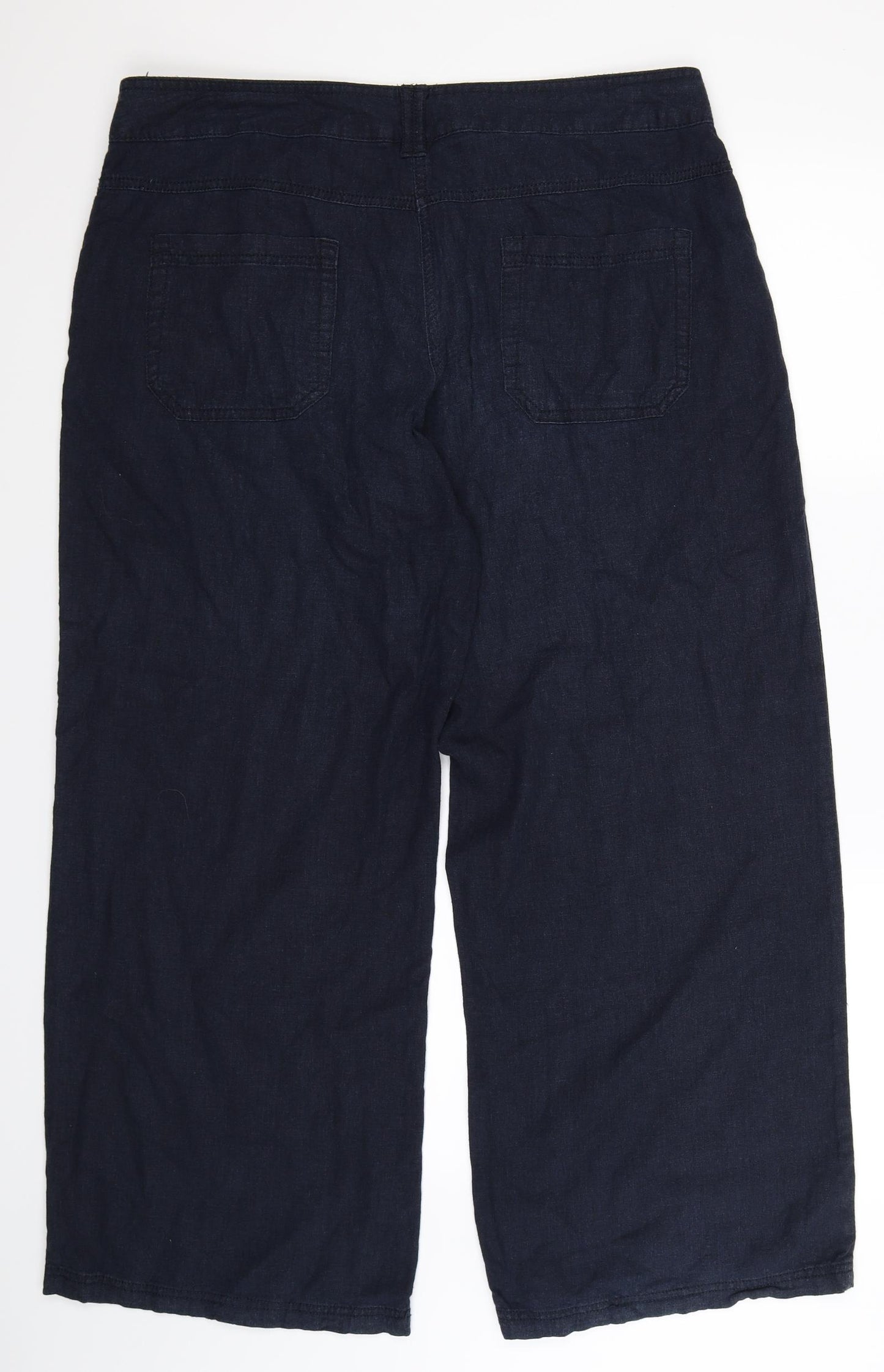 NEXT Womens Blue   Trousers  Size 16 L28 in