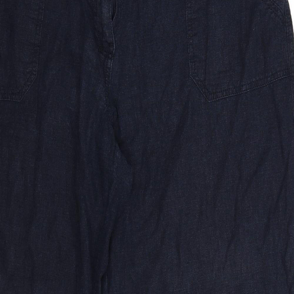 NEXT Womens Blue   Trousers  Size 16 L28 in