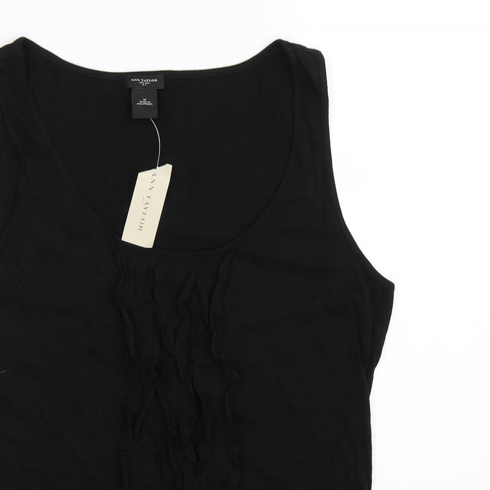 Ann Taylor Womens Black   Basic Tank Size M
