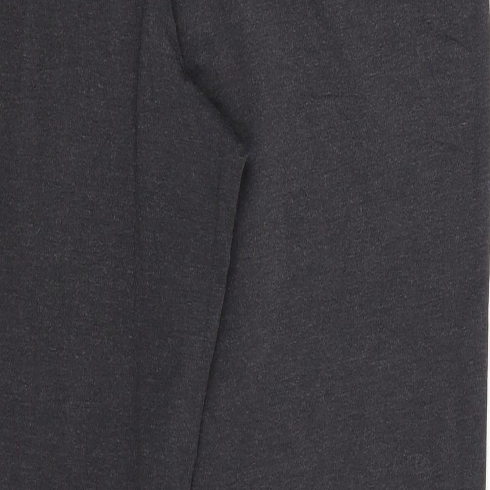 TU Womens Grey   Compression Leggings Size 14 L28 in