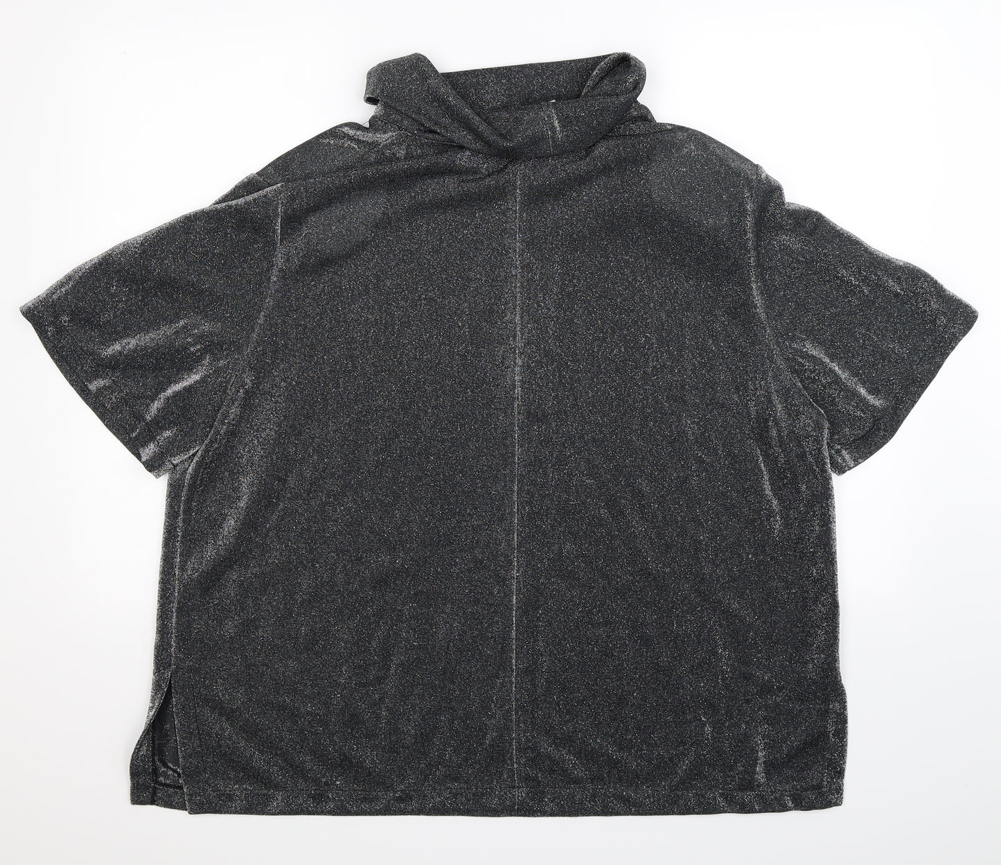 Exelle Womens Silver   Basic Blouse Size M  - Oversized