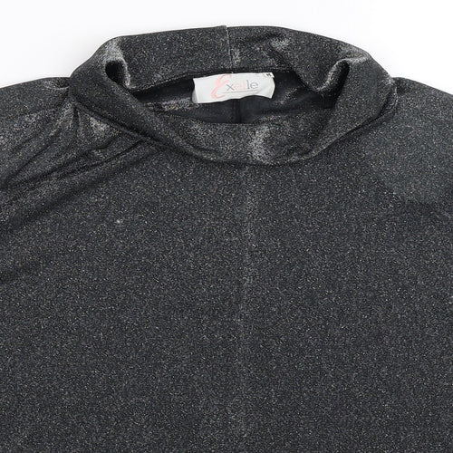 Exelle Womens Silver   Basic Blouse Size M  - Oversized