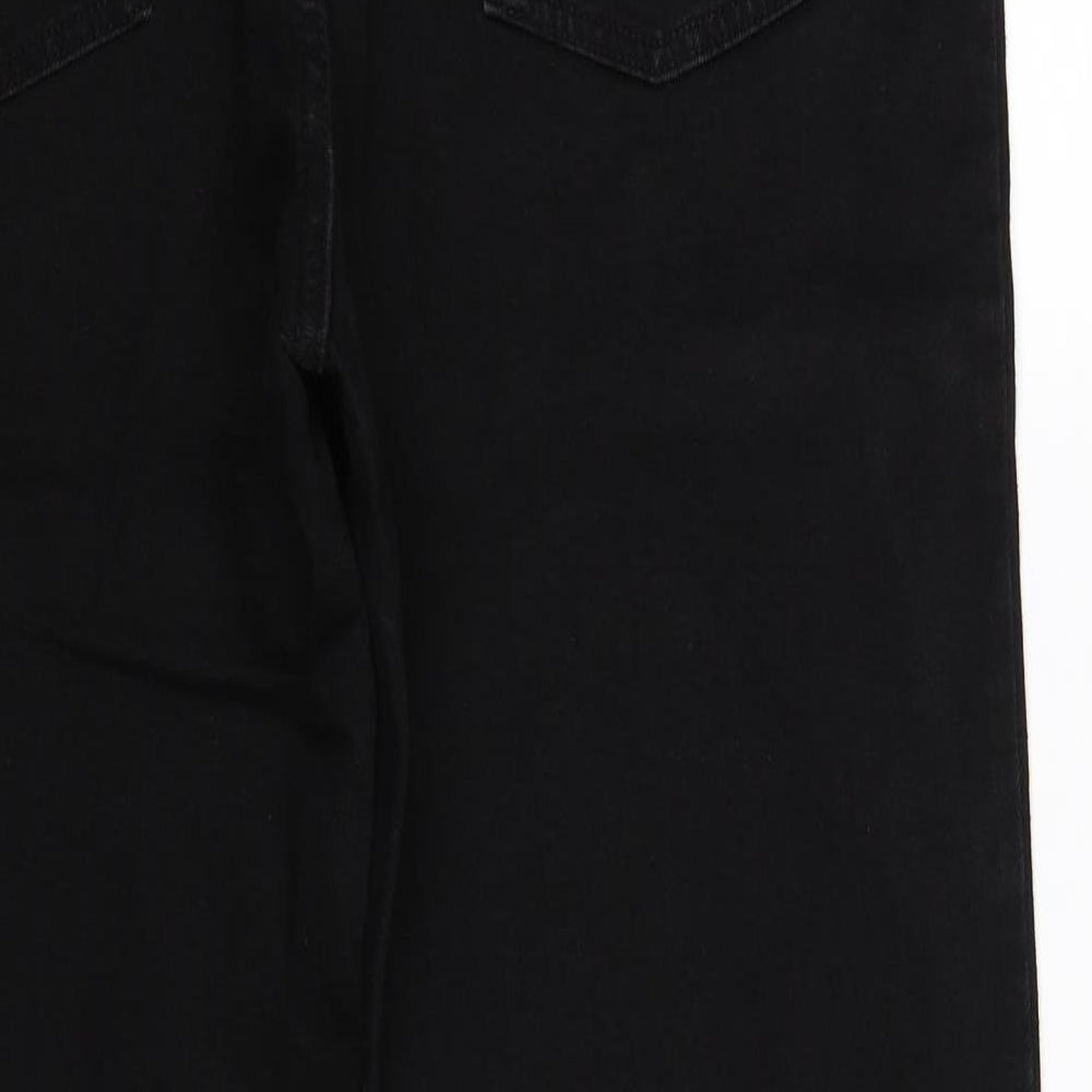 Pierre Cardin Mens Black  Denim Straight Jeans Size 40 L30 in