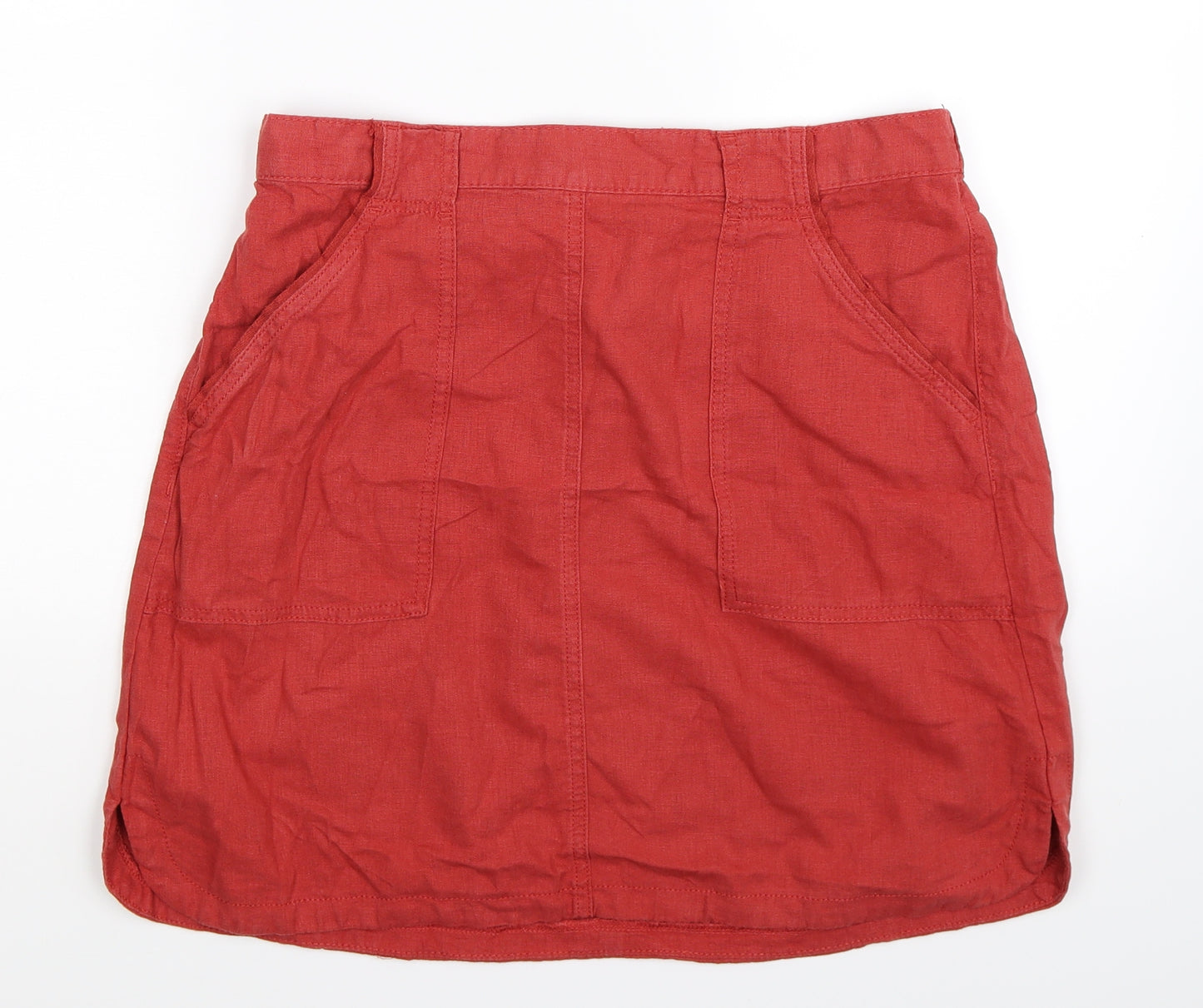 NEXT Womens Orange   A-Line Skirt Size 14