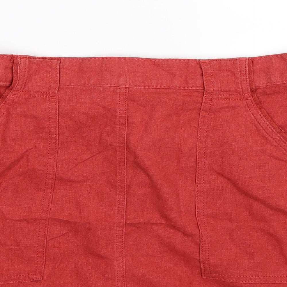 NEXT Womens Orange   A-Line Skirt Size 14