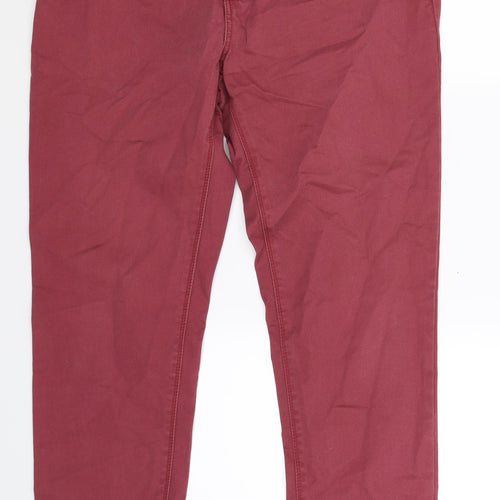 Burton Mens Brown   Chino Trousers Size 34 L32 in