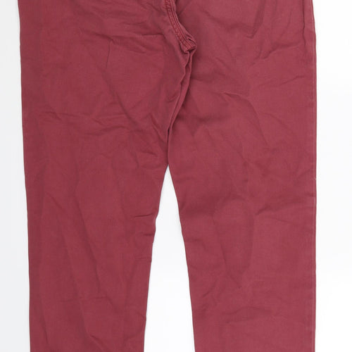 Burton Mens Brown   Chino Trousers Size 34 L32 in