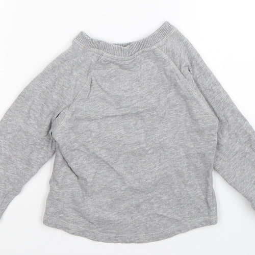 Mini Club Boys Grey   Pullover Sweatshirt Size 3-4 Years