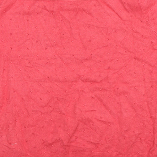 Debenhams Womens Pink  Knit Pullover Jumper Size 10