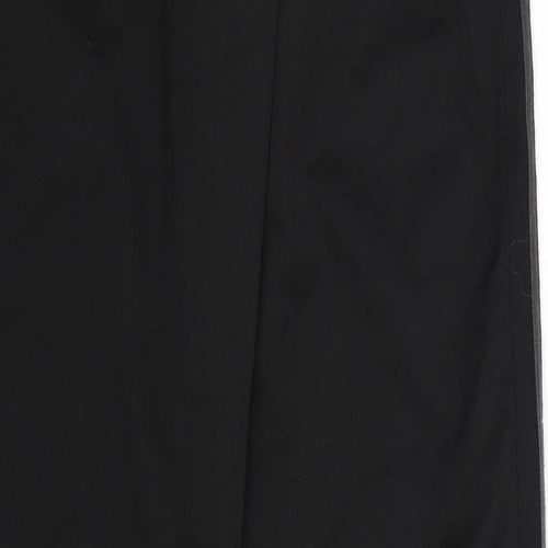 Lonsdale Mens Black Striped  Track Pants Trousers Size L L33 in