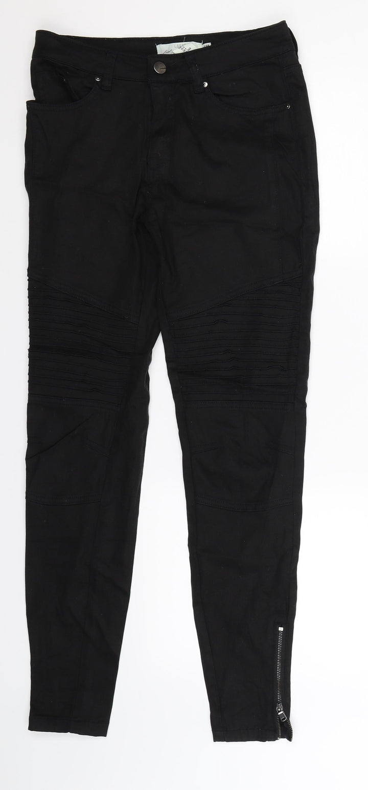 H&M Womens Black Denim Jegging Jeans Size 8 L29 in