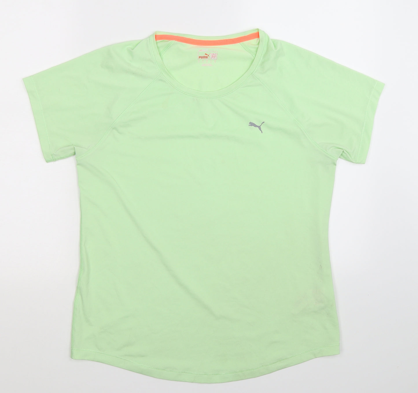 PUMA Womens Green   Jersey T-Shirt Size 16