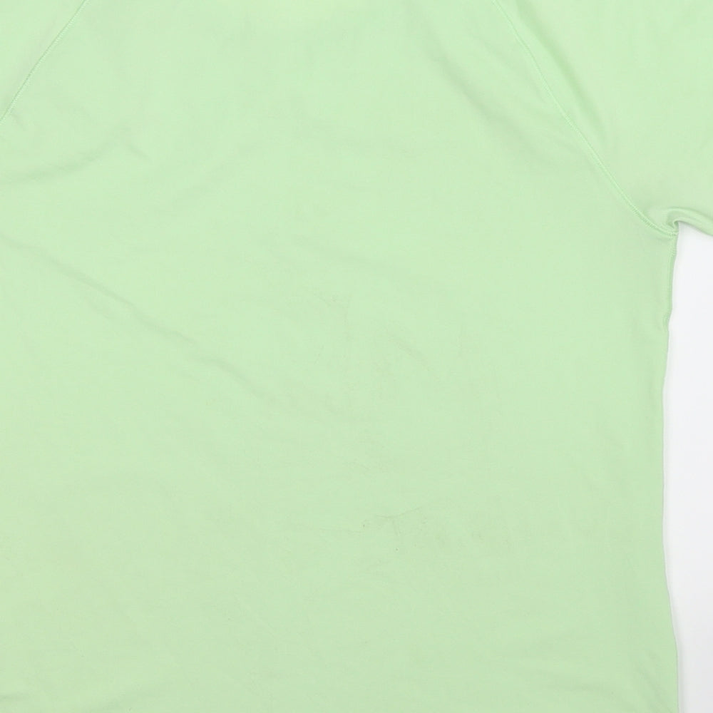 PUMA Womens Green   Jersey T-Shirt Size 16