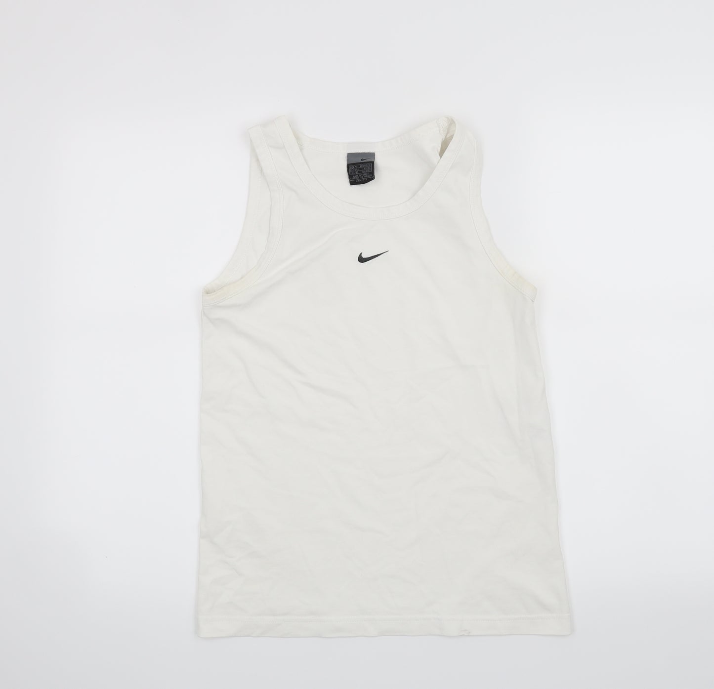 Nike Mens White   Basic Tank Size M