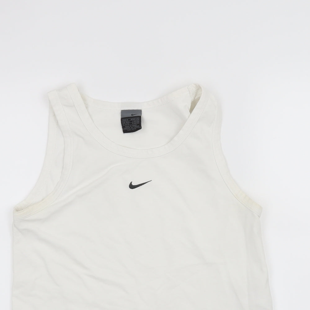 Nike Mens White   Basic Tank Size M