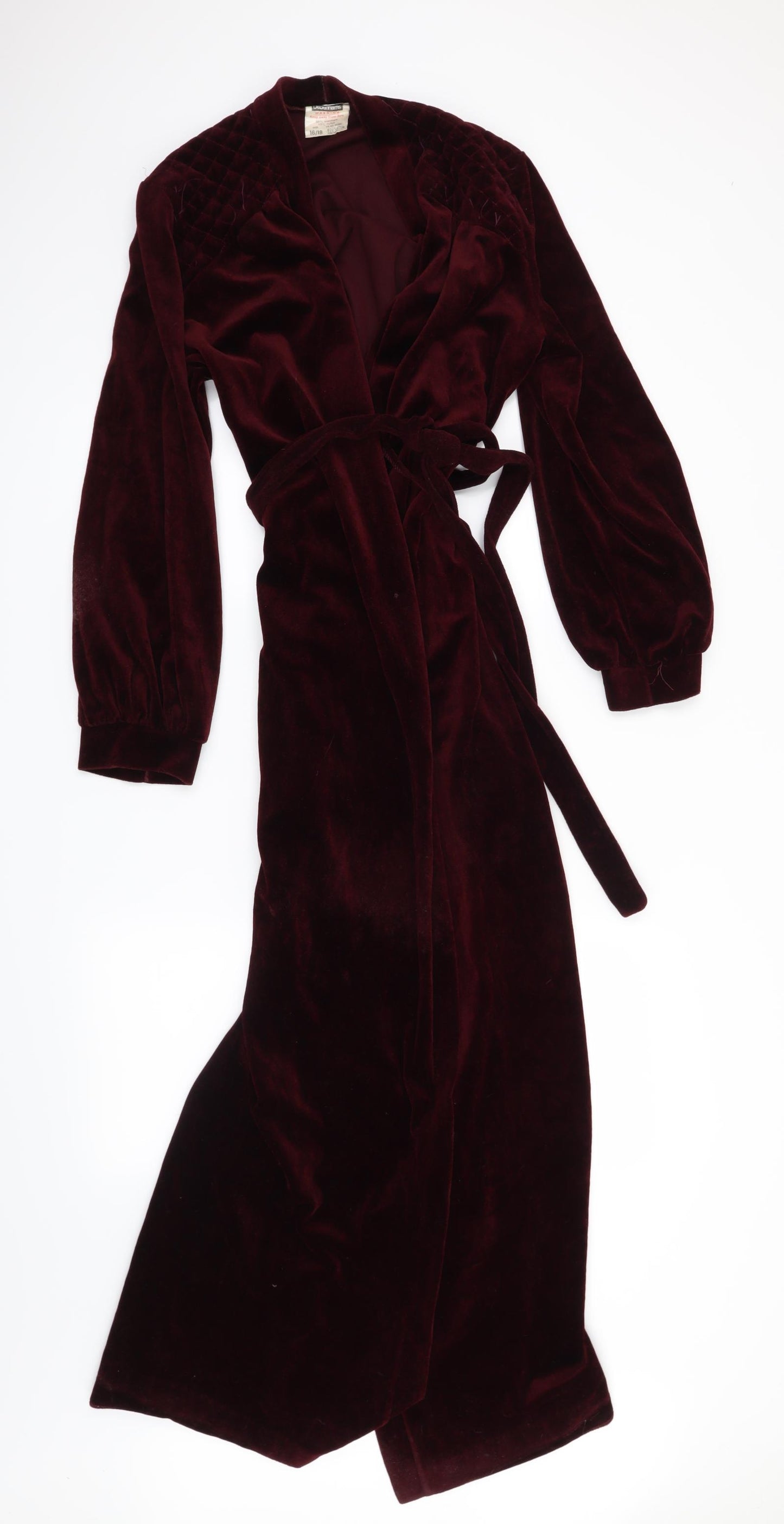 Debenhams Womens Red Solid  Top Robe Size 16