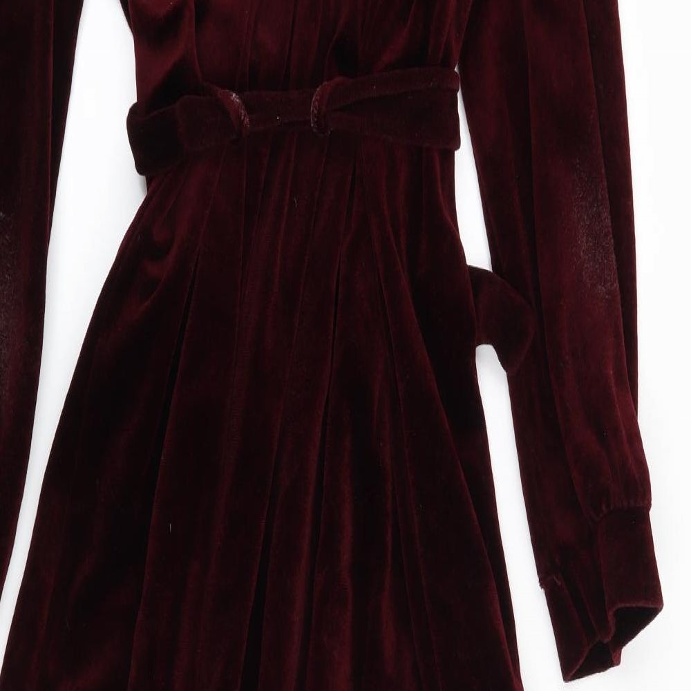 Debenhams Womens Red Solid  Top Robe Size 16