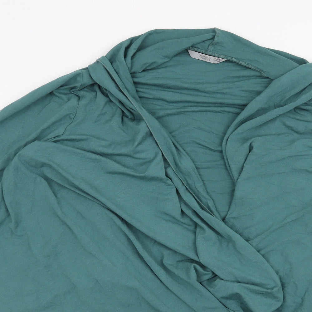 M&S Womens Blue   Cardigan Jumper Size 22