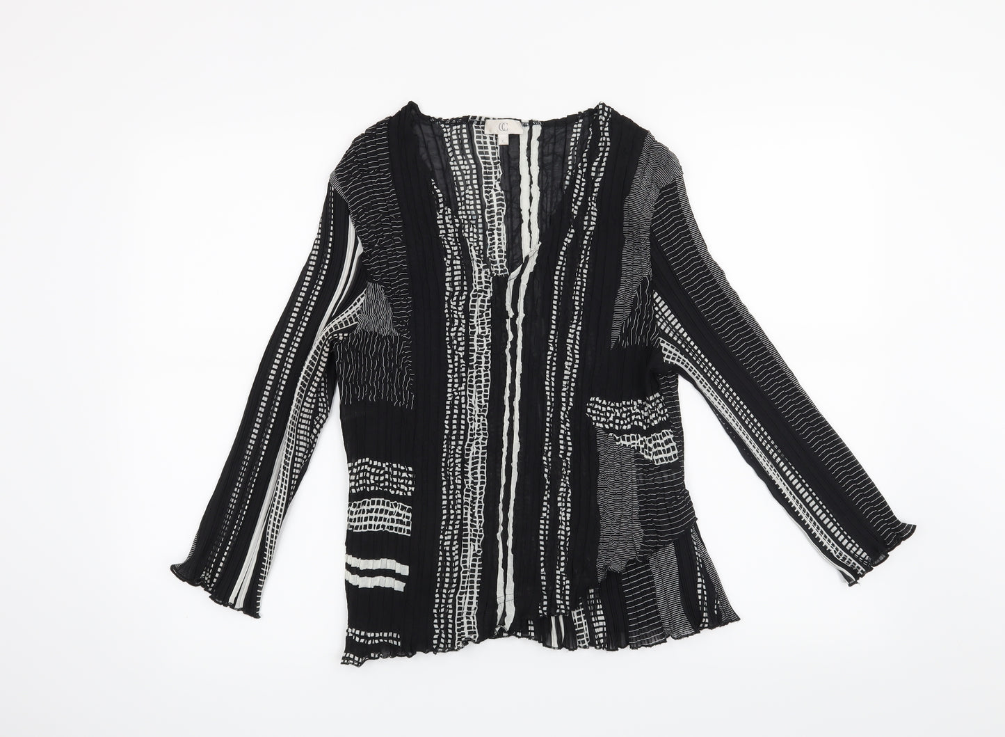 CC Womens Black   Basic Blouse Size XL