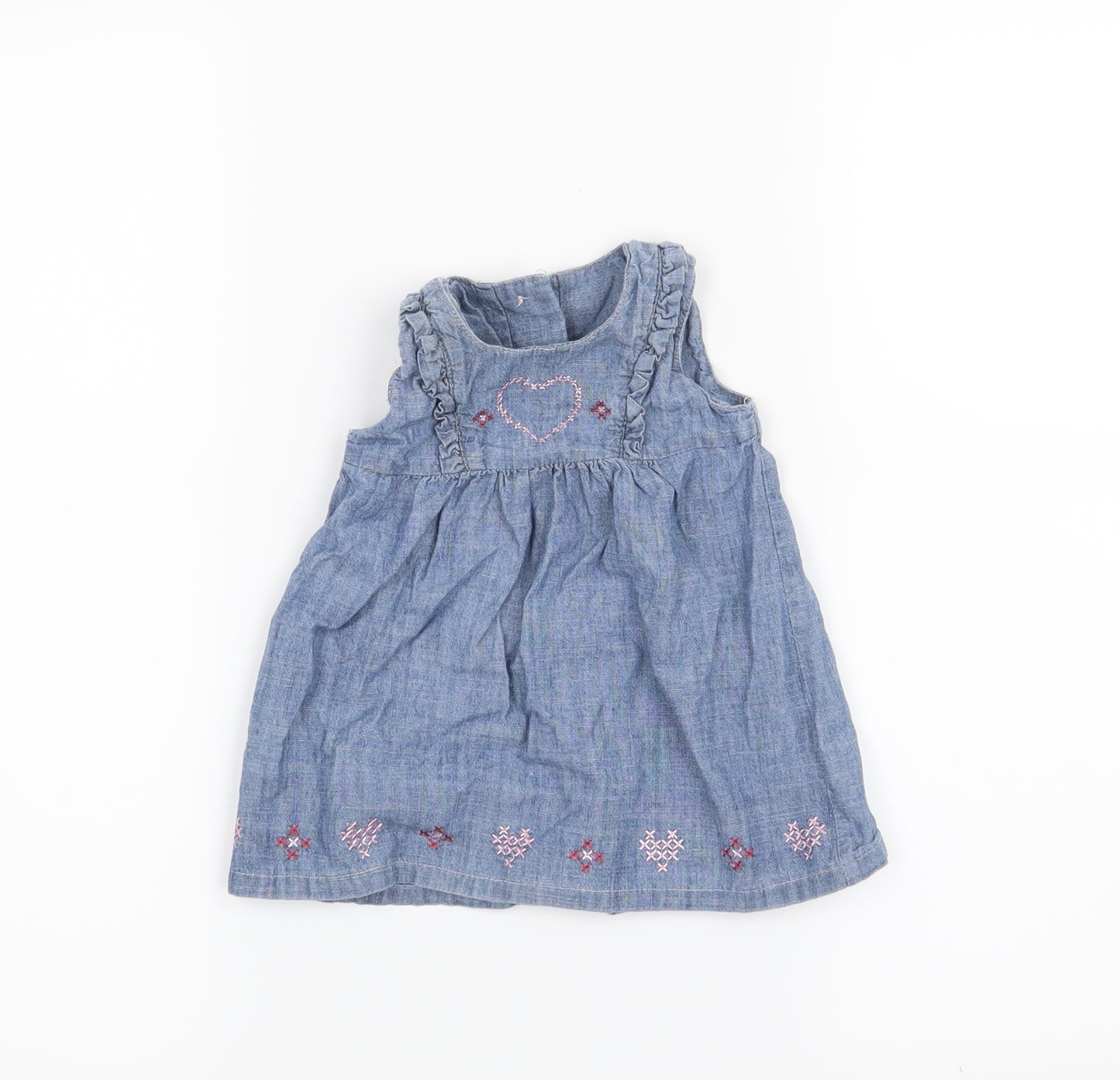 TU Girls Blue   A-Line  Size 0-3 Months