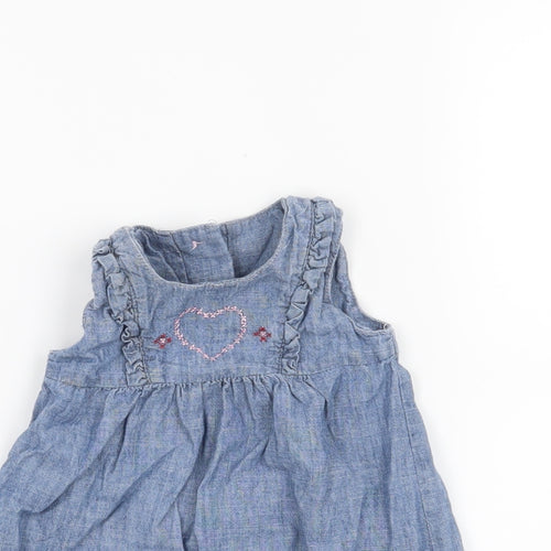 TU Girls Blue   A-Line  Size 0-3 Months