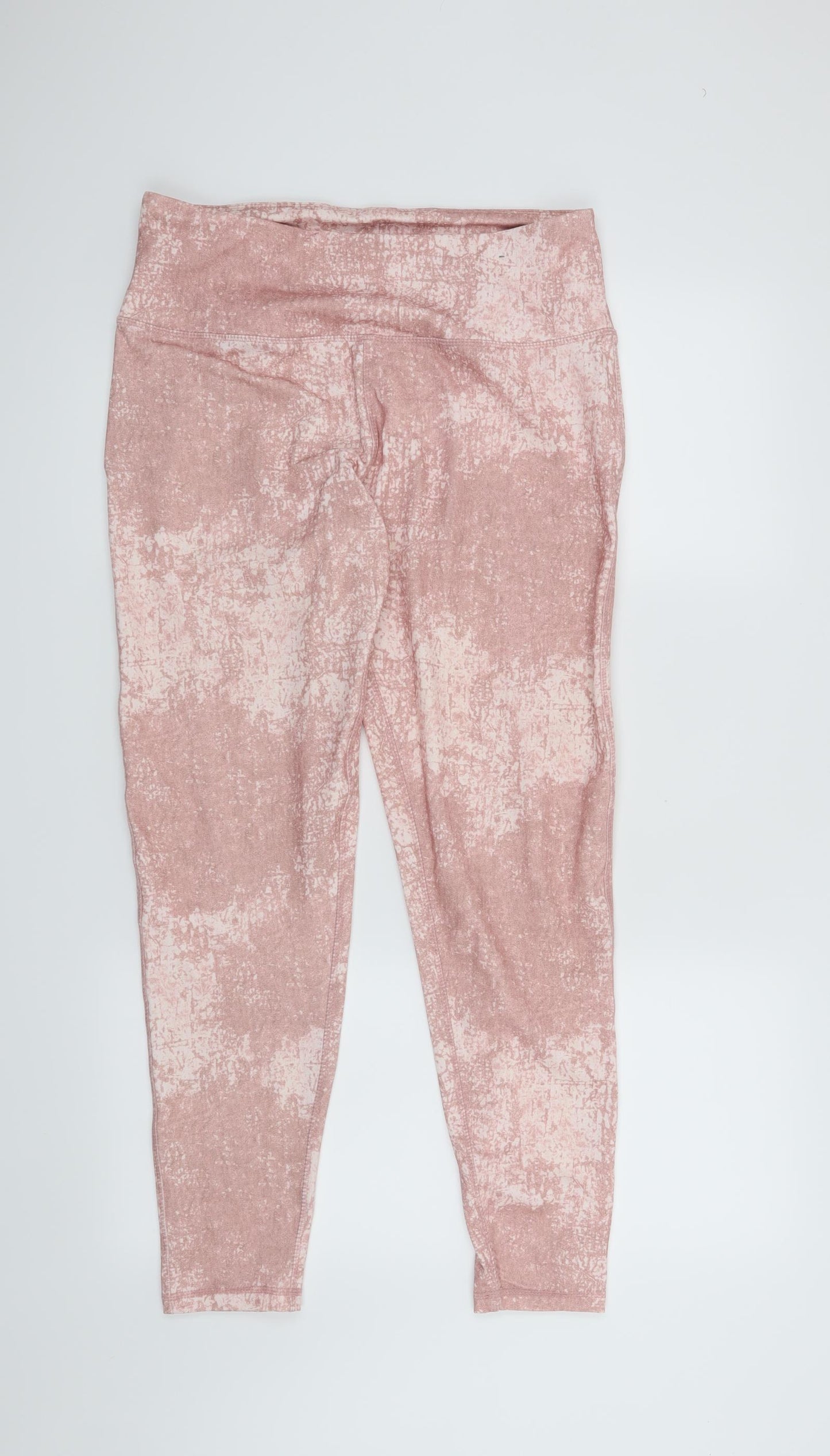 Workout Womens Pink   Compression Leggings Size 12 L26 in
