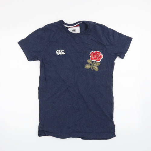Canterbury Mens Blue    T-Shirt Size S