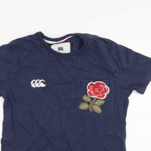 Canterbury Mens Blue    T-Shirt Size S