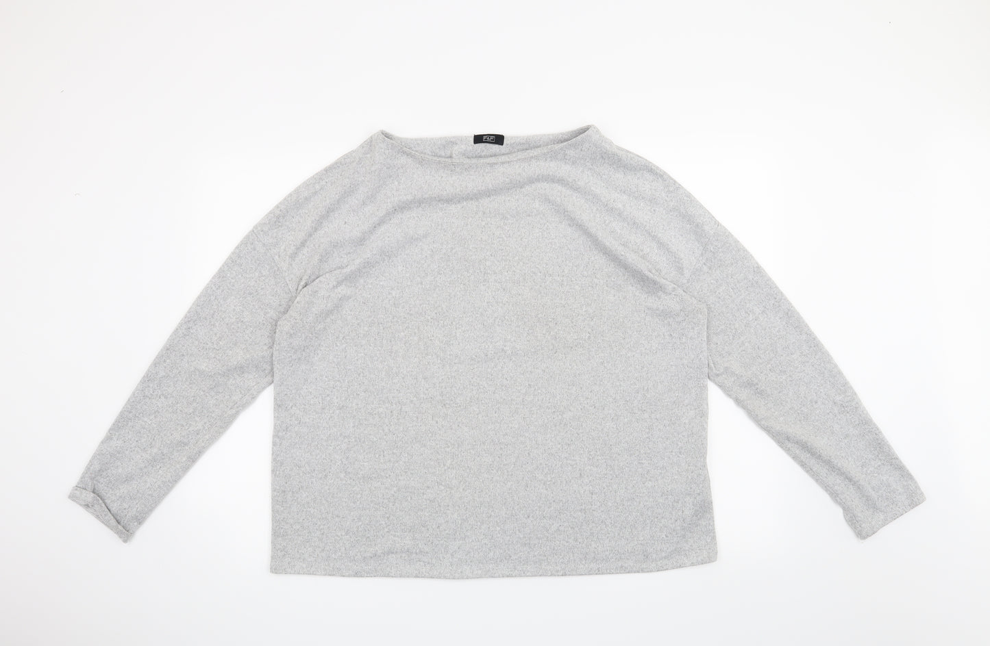 F&F Womens Grey   Pullover Jumper Size 16