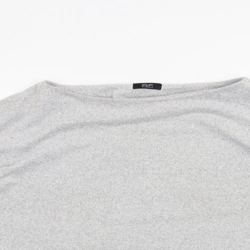 F&F Womens Grey   Pullover Jumper Size 16