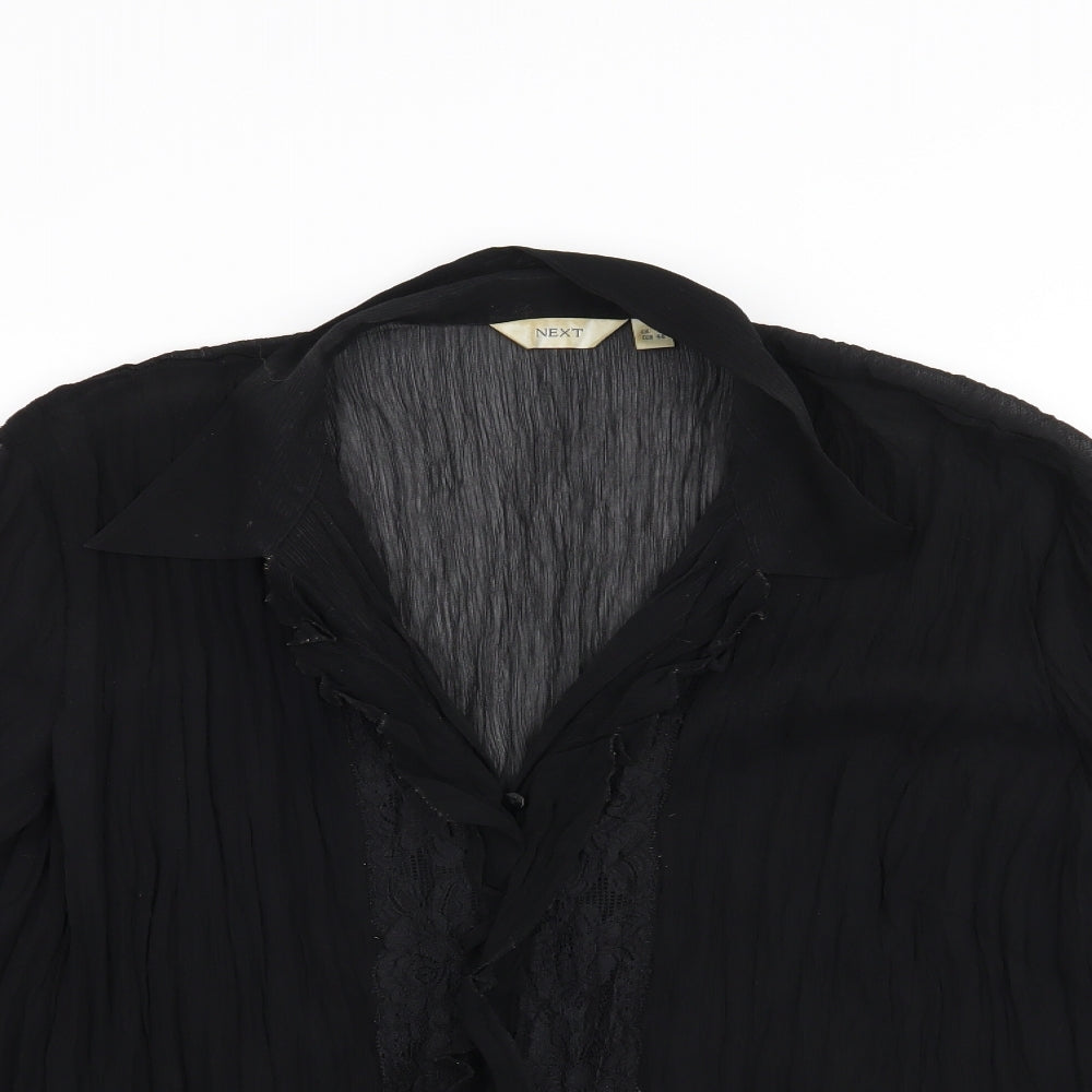NEXT Womens Black   Basic Blouse Size 18