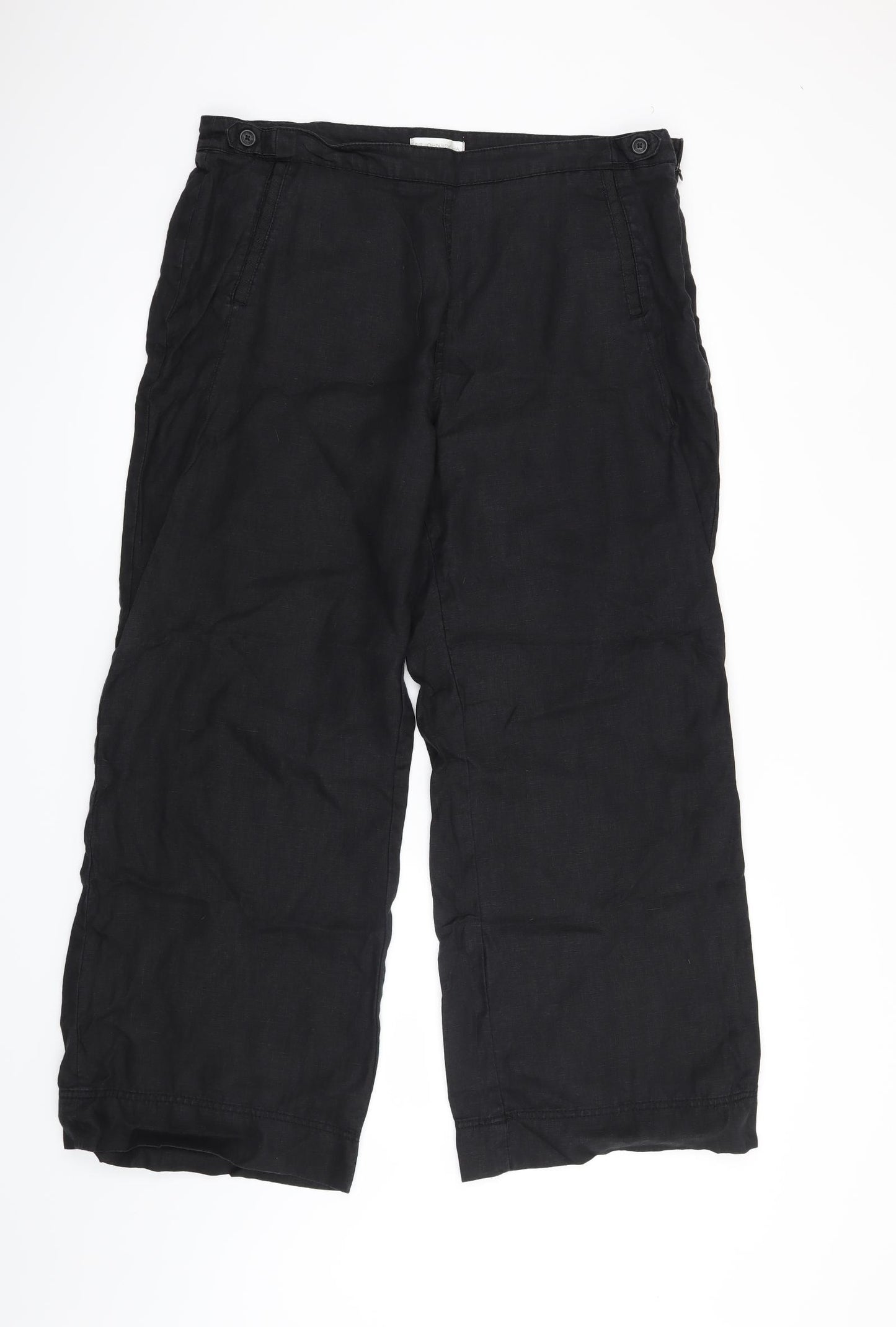 John Rocha Womens Black   Trousers  Size 16 L27 in