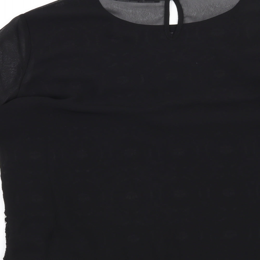 NEXT Womens Black   Basic Blouse Size 16