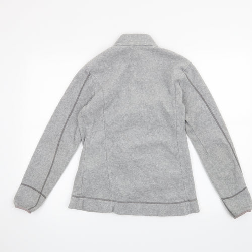 DECATHLON Womens Grey   Full Zip Sweatshirt Size S