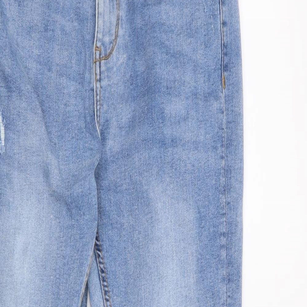 Denim & Co. Womens Blue   Skinny Jeans Size 8 L27 in