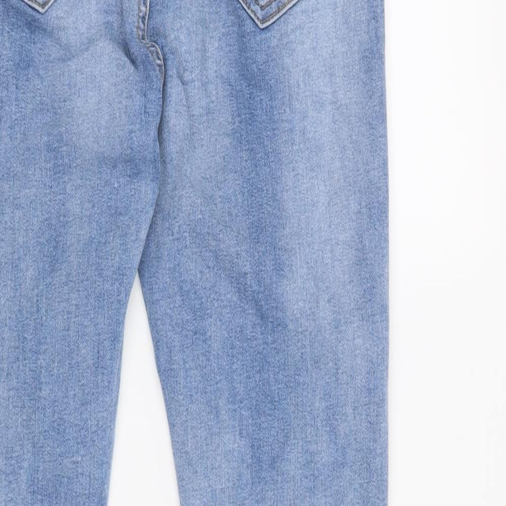 Denim & Co. Womens Blue   Skinny Jeans Size 8 L27 in
