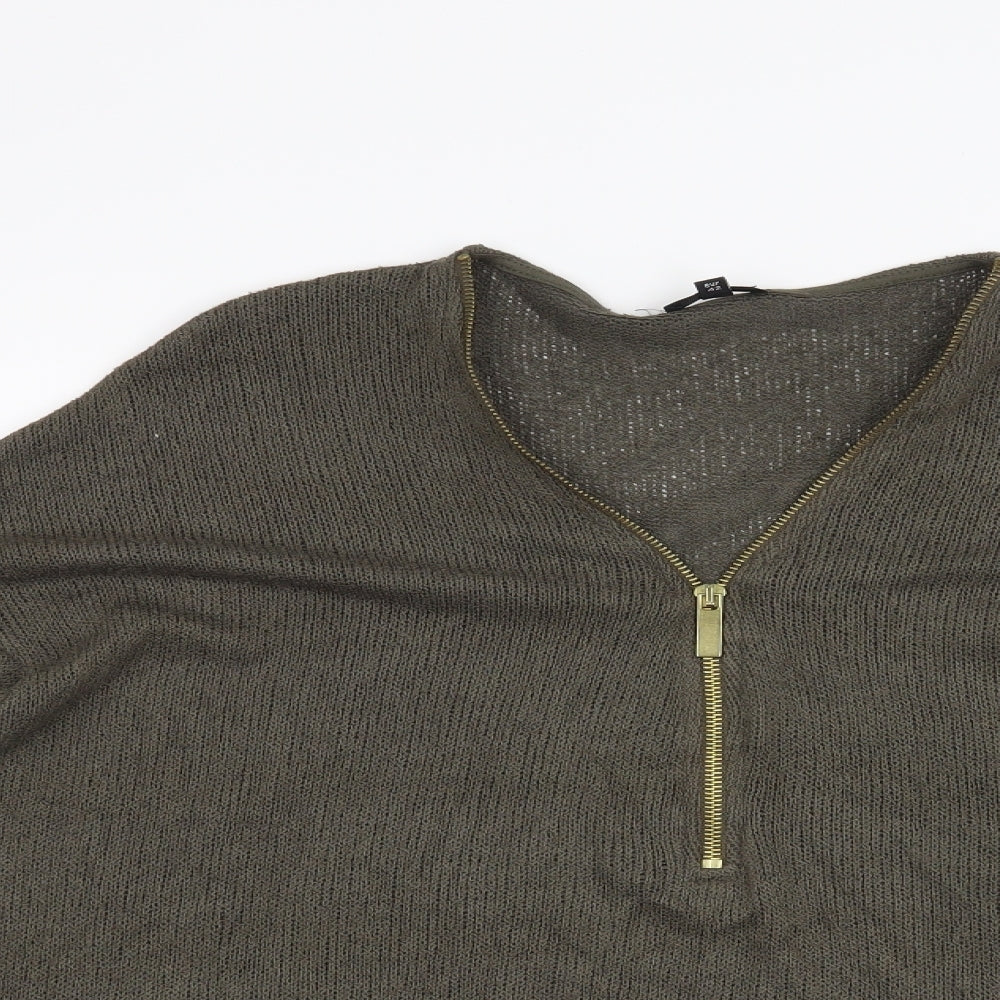 River Island Womens Green   Pullover Jumper Size 16