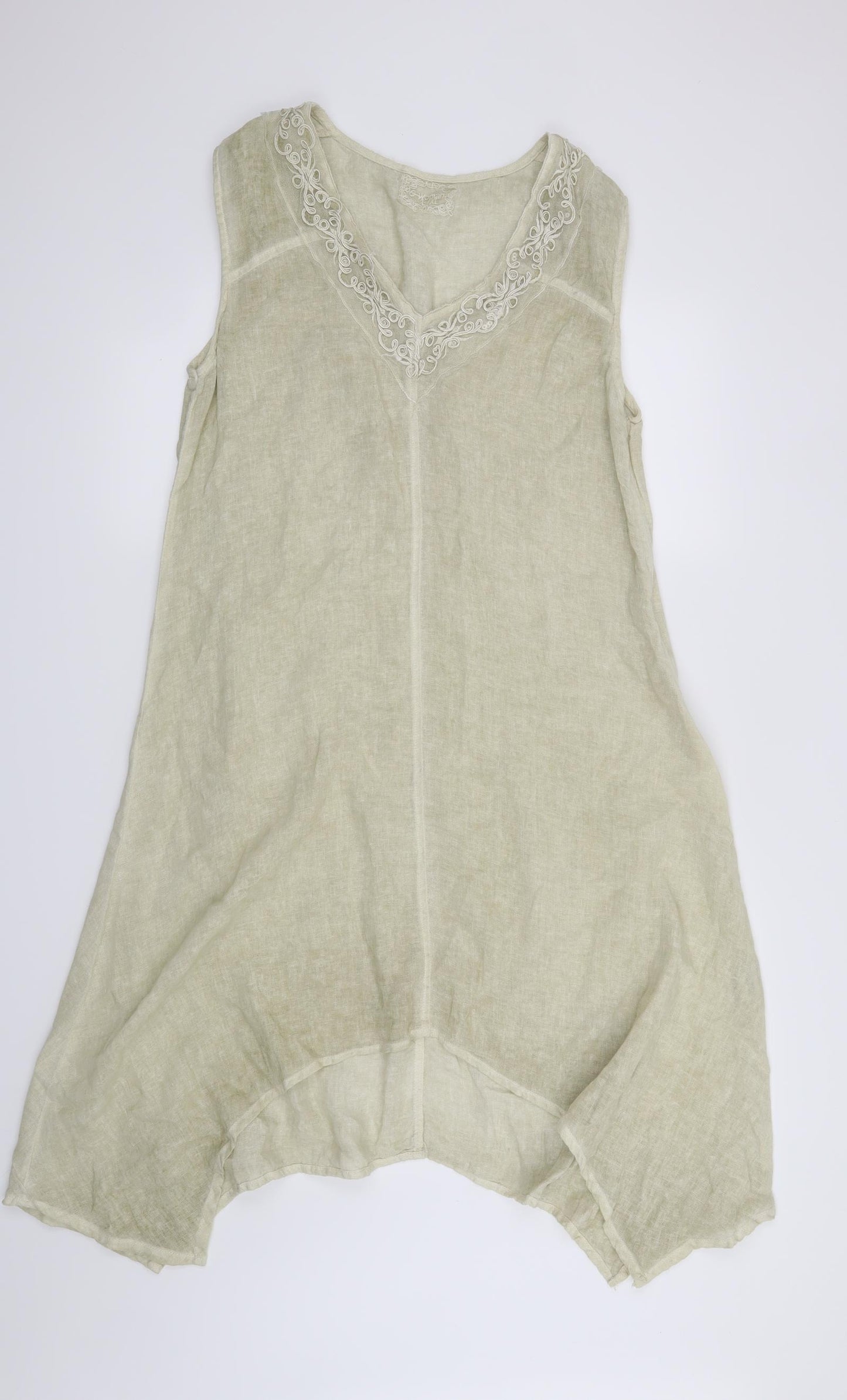 e-woman Womens Beige   Basic Blouse Size L