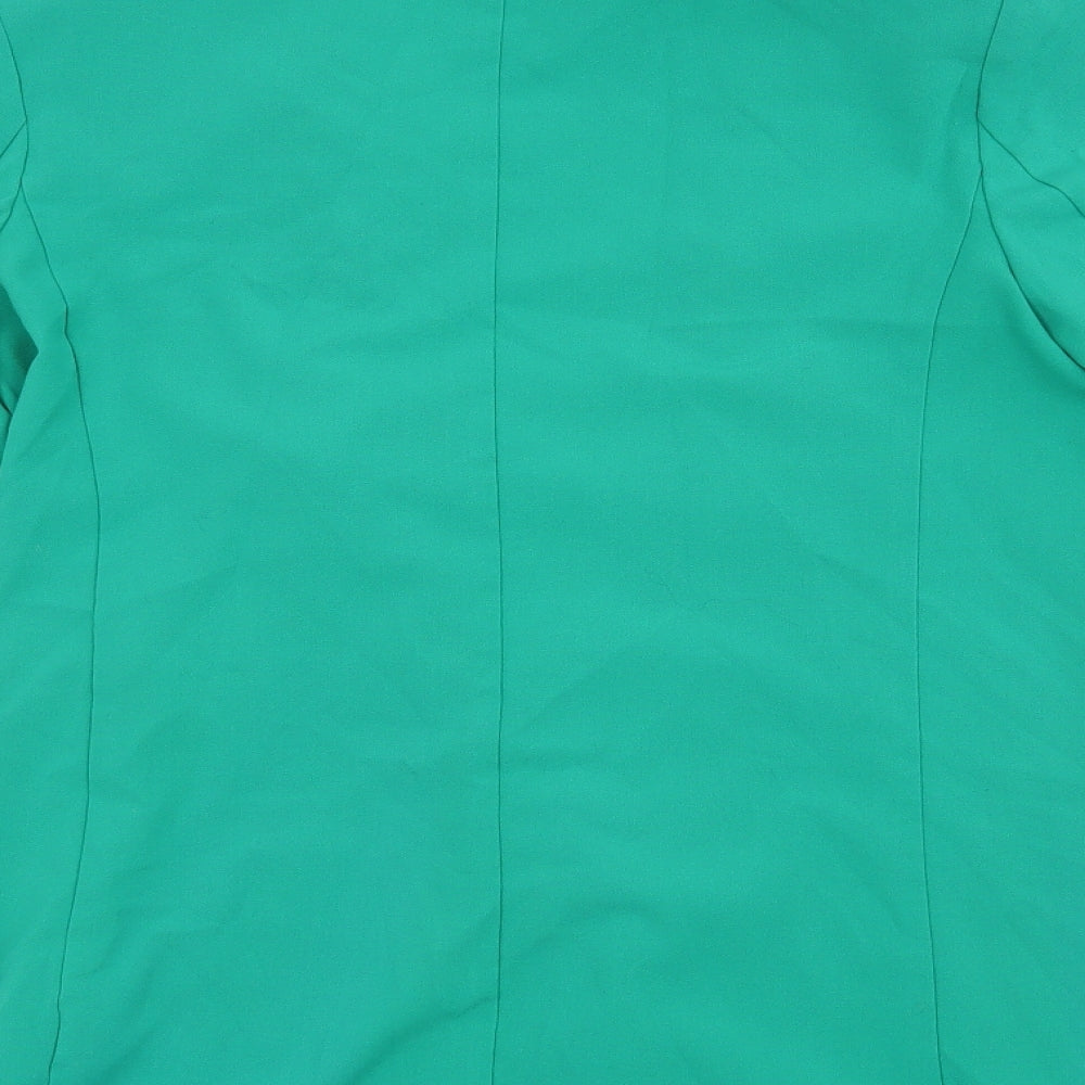M&S Womens Green   Jacket Blazer Size 8