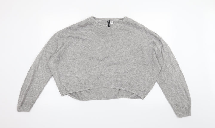 H&M Womens Grey Pullover Jumper Size M