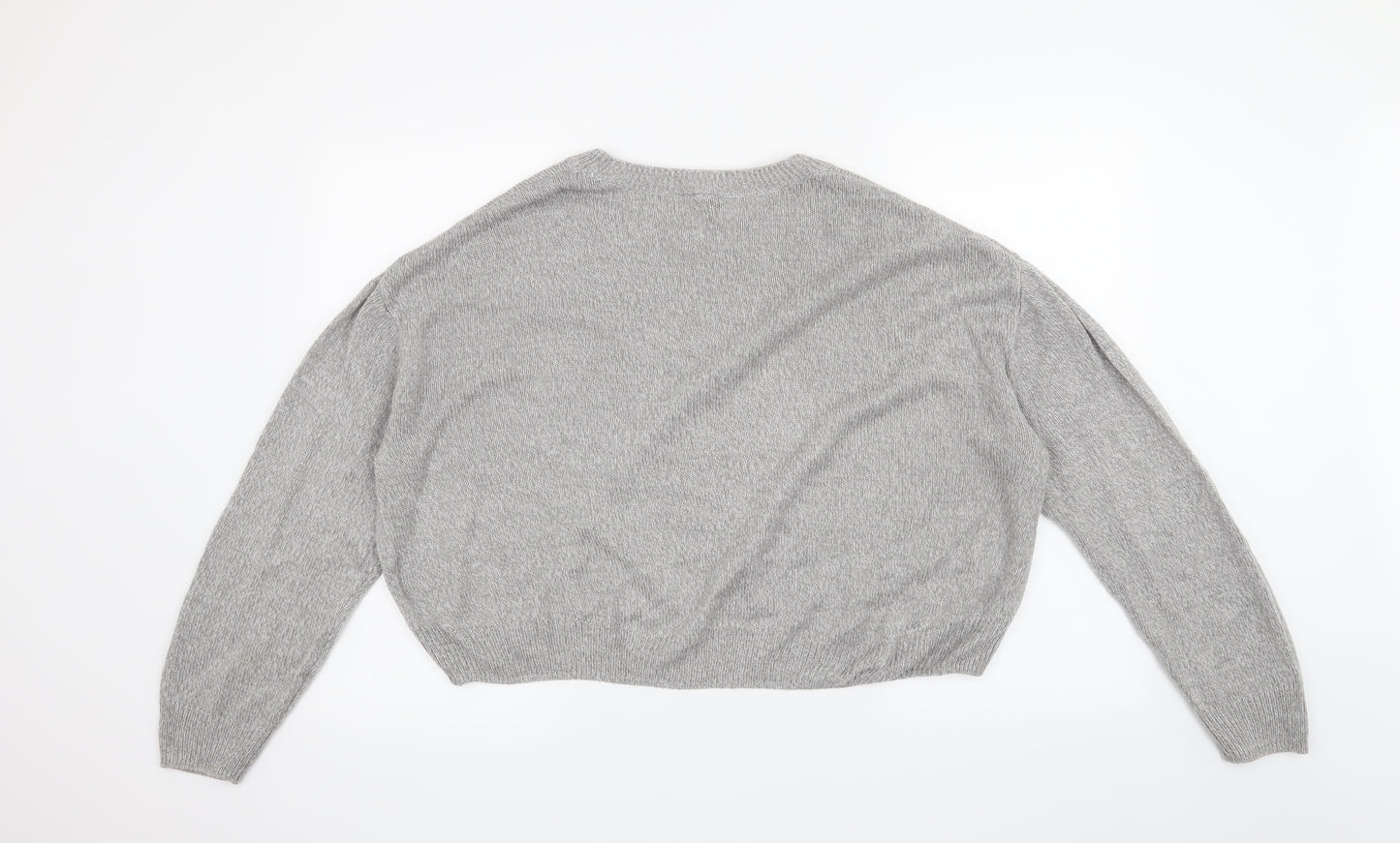 H&M Womens Grey   Pullover Jumper Size M