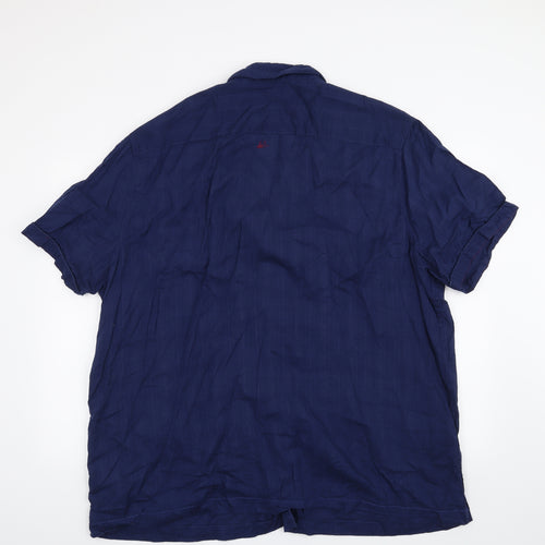Mantaray Mens Blue    Button-Up Size 2XL